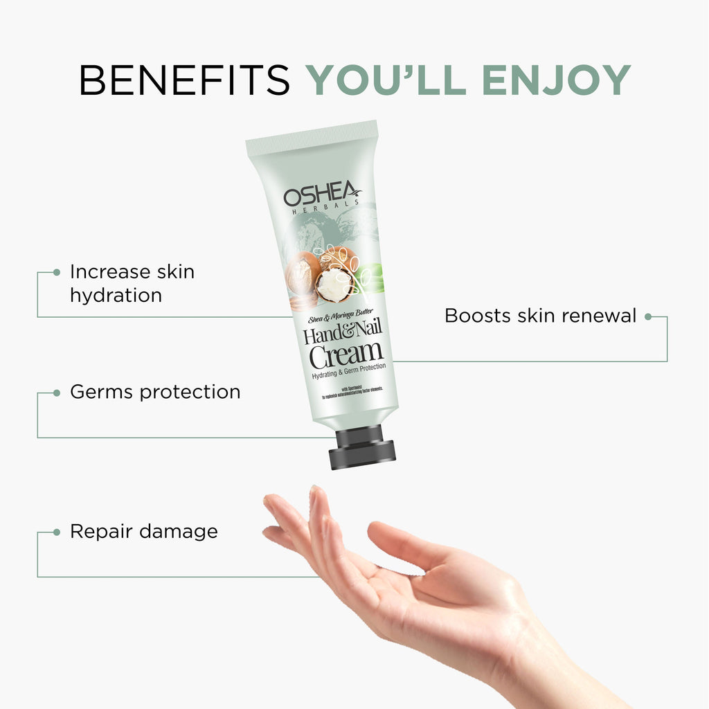 Oshea Herbals Shea & Moringa Butter Hand & Nail Cream