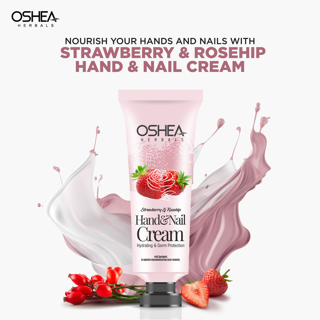 Oshea Herbals Strawberry & Rose Hip Hand & Nail Cream