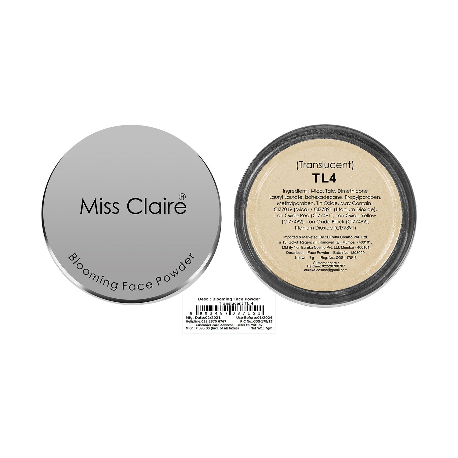 Miss Claire Blooming Face Powder