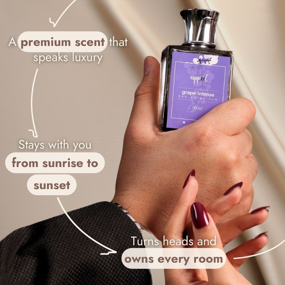 Uppeel Grape Intense Eau De Parfum Bold, Fruity & Spicy Unisex Evening Fragrance
