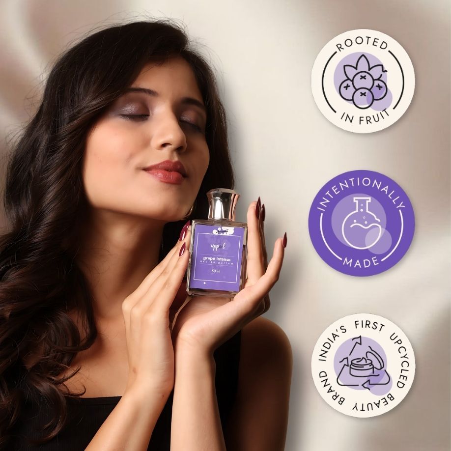 Uppeel Grape Intense Eau De Parfum Bold, Fruity & Spicy Unisex Evening Fragrance