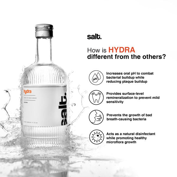 Salt. Oral Care Hydra Sensitivity Mouthwash