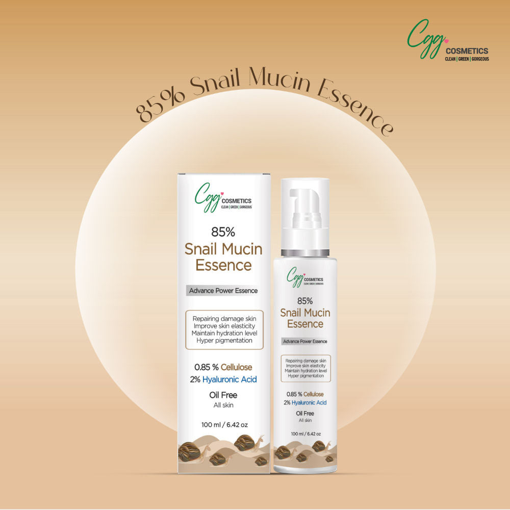 CGG Cosmetics slay with 85% Snail Mucin Essence, Snail Cellulose, Oil Free