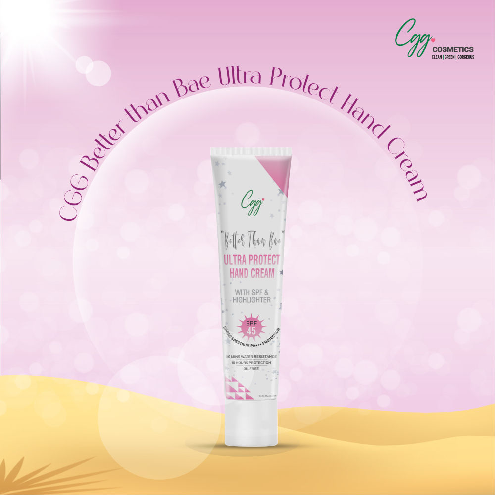 CGG Cosmetics Better than Bae Hand cream SPF 45 with highlighter PA+++ for all skin types