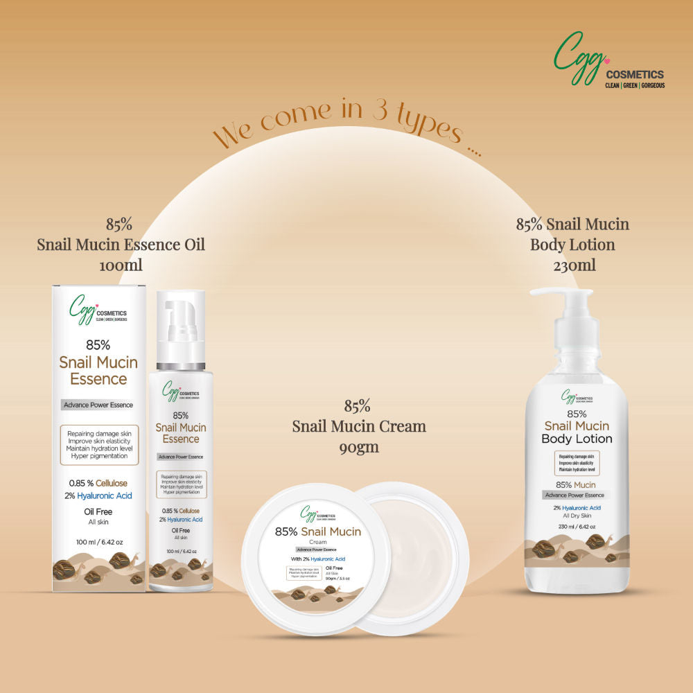 CGG Cosmetics slay with 85% Snail Mucin All In One Cream