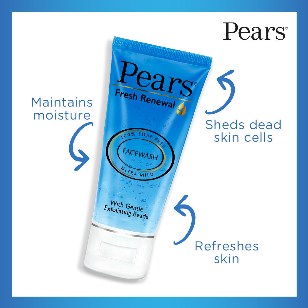 Pears Ultra Mild Facewash - Fresh Renewal