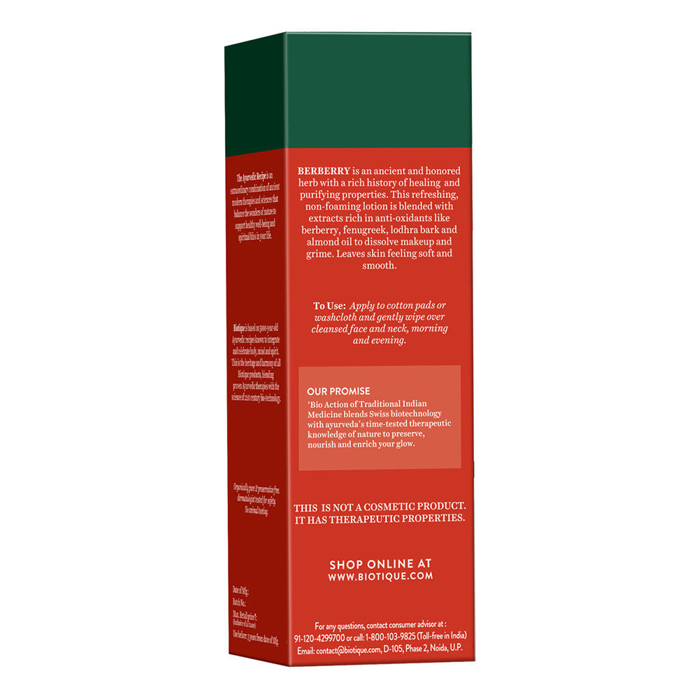 Biotique Berberry Milk Deep Cleanse Hydrating Makeup Remover