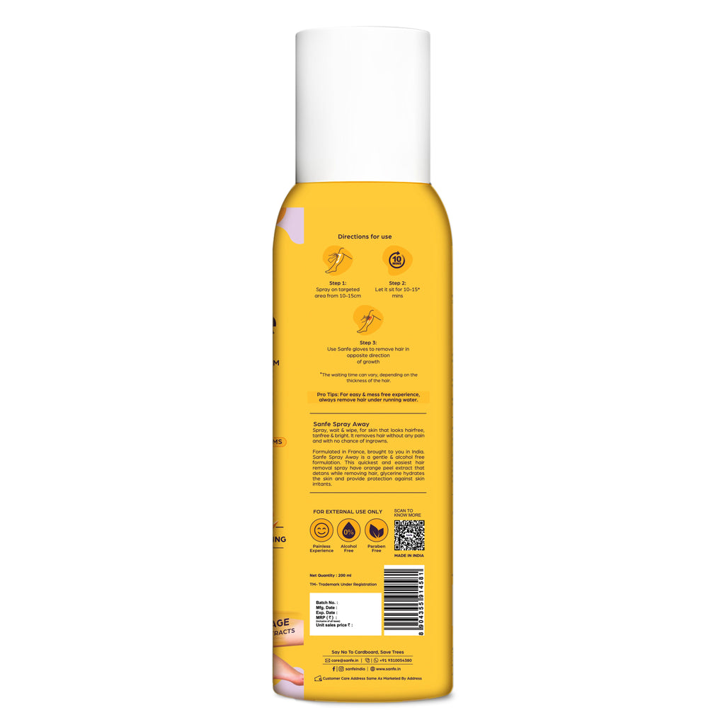 Sanfe Spray Away Hair Removal Spray