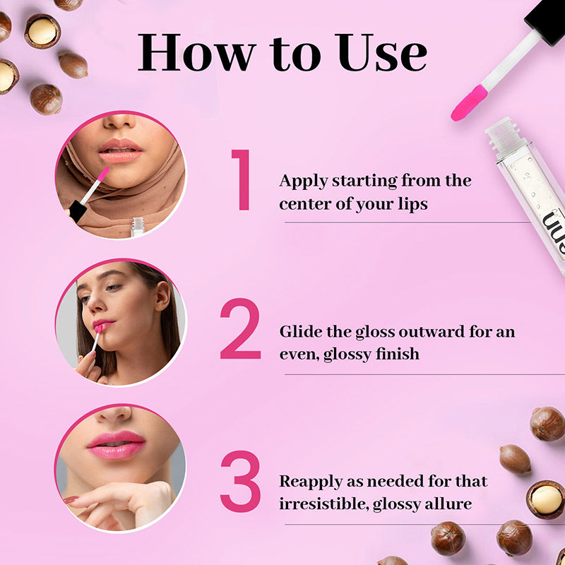 ENN Abracadabra pH Lip & Cheek Gloss Oil Color Changing, Hydrating & Non-Sticky Lip Gloss