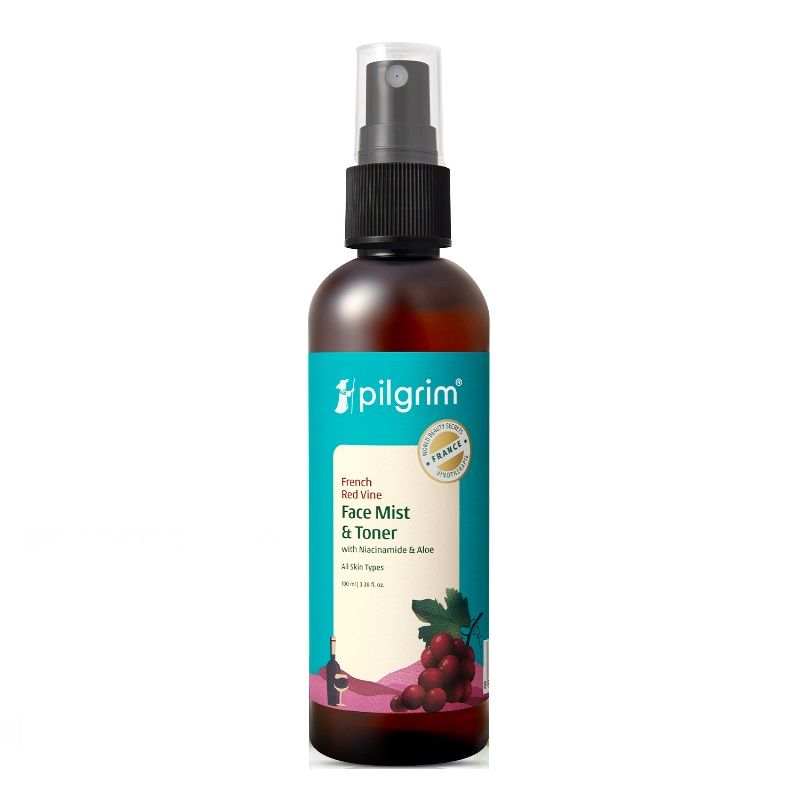 Pilgrim Red Vine Face Mist & Toner with Vitamin B3 & Aloe
