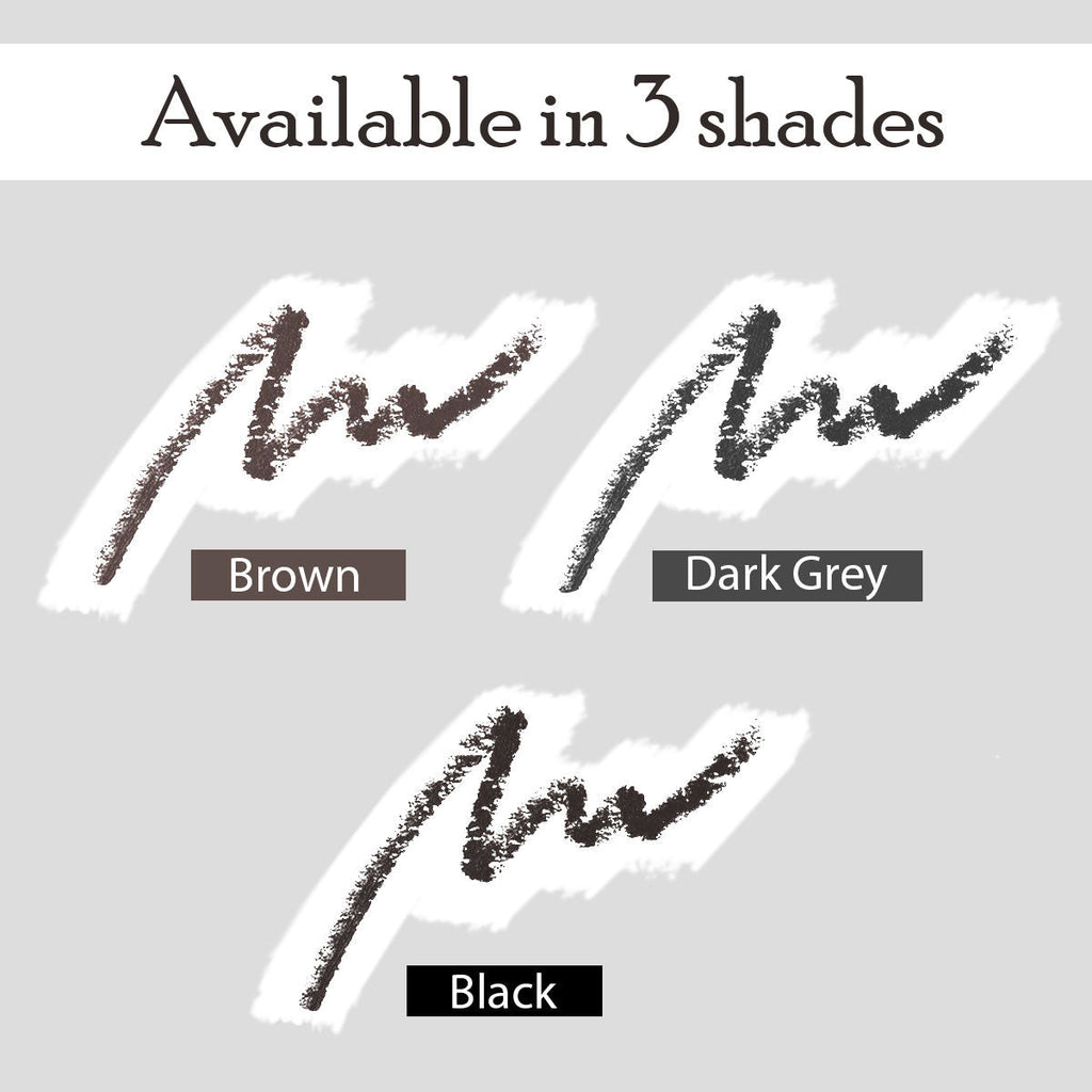 Insight Cosmetics Smudge Free Eyebrow Pencil, 2 In1 Define & Blend,12hrs Long Lasting