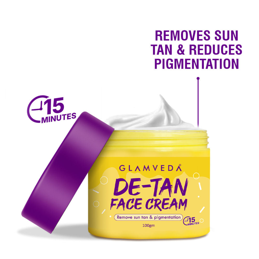 Glamveda De-Tan Face Cream