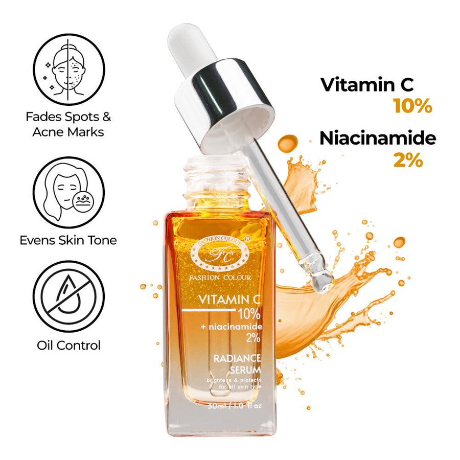 FASHION COLOUR Vitamin C 10% + Niacinamide 2% Radiance Serum