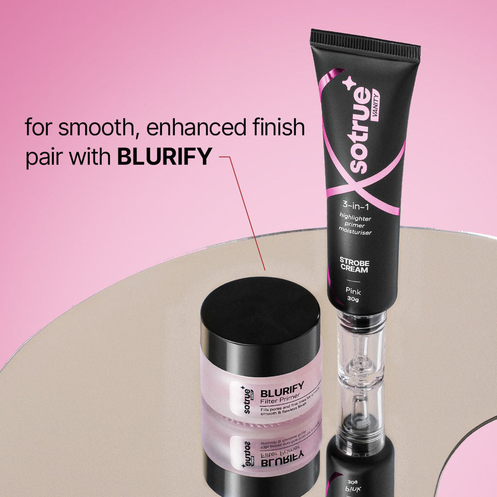 Sotrue Strobe Illuminating Cream + Moisturizer With Hyaluronic Acid - Pink