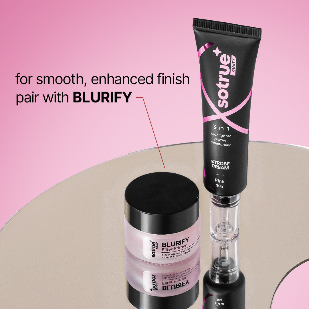 Sotrue Strobe Illuminating Cream + Moisturizer With Hyaluronic Acid - Pink