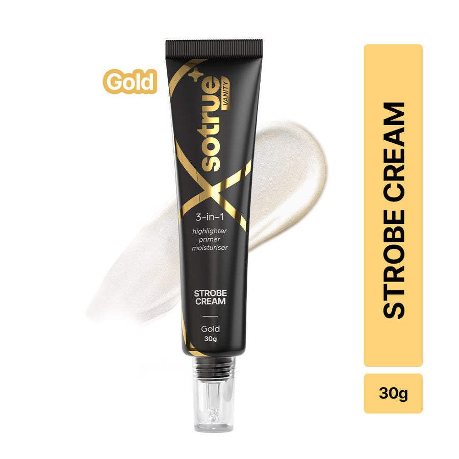 Sotrue Strobe Illuminating Cream + Moisturizer With Hyaluronic Acid - Gold
