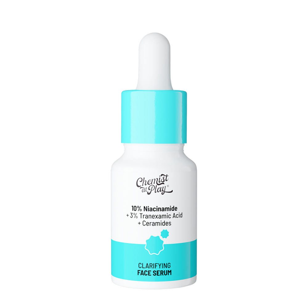 Chemist at Play Clarifying Serum, 10% Niacinamide, 3% Tranexamic Acid, For Clear & Spotless Skin