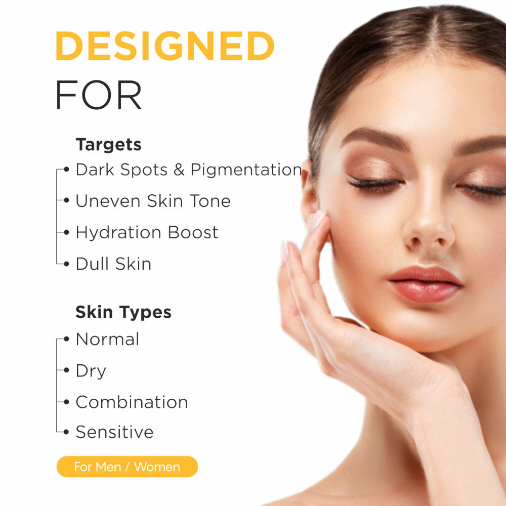 Oshea Herbals Phytoderma Face Serum With 2% Alpha Arbutin & Pineapple Extract Reduces Dark Spots