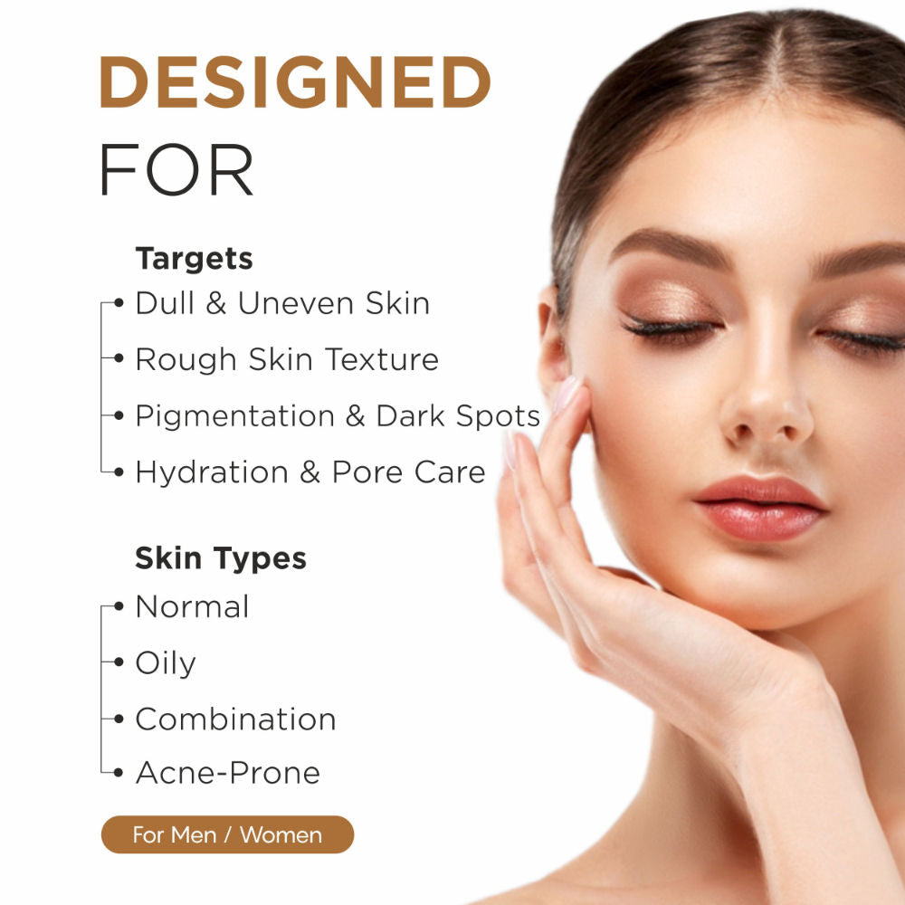 Oshea Herbals Phytoderma Face Serum With 10% Glycolic Acid & 2% Niacinamide For Dull & Rough Skin
