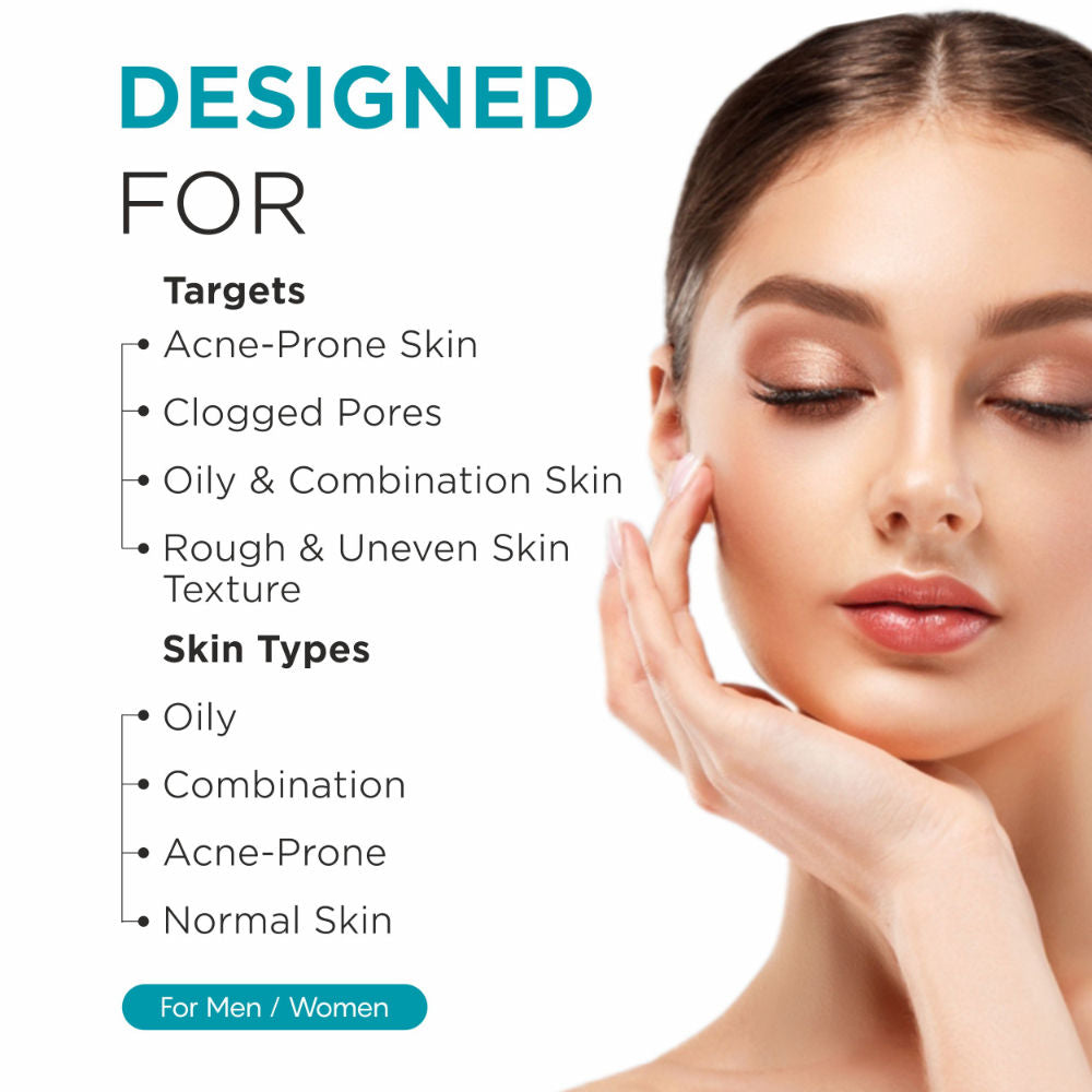 Oshea Herbals Phytoderma Face Serum With 2% Salicylic Acid & Probiotics Reduces Rough & Uneven Skin