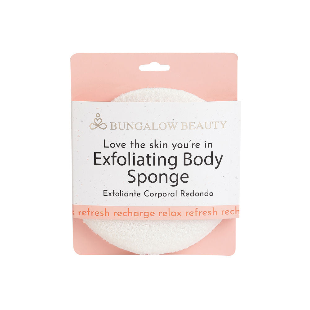 BUNGALOW BEAUTY Natural Exfoliating Body Scrubber Sponge