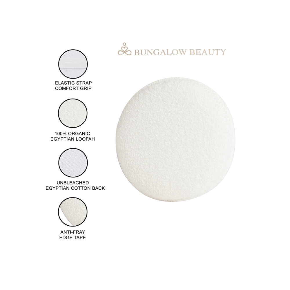 BUNGALOW BEAUTY Natural Exfoliating Body Scrubber Sponge