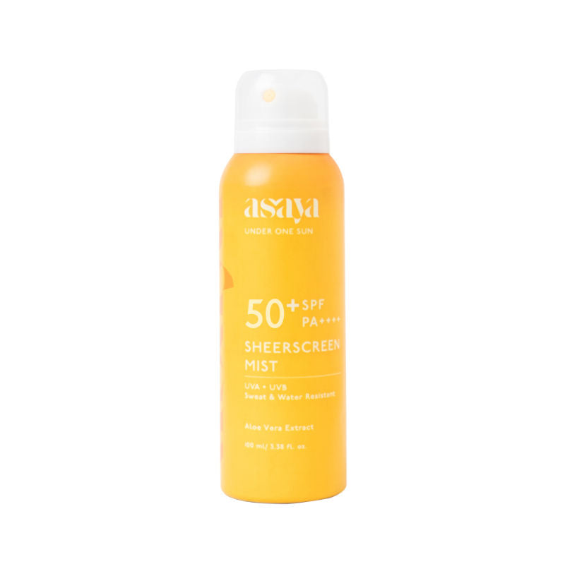 Asaya Body Sunscreen Spray SPF 65 Lightweight Quick Dry Sunscreen Mist for Face and Body