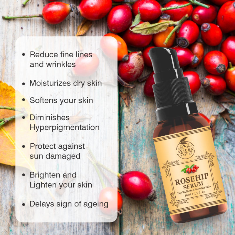 Skiura Nature Rosehip Serum For Radiant Glow