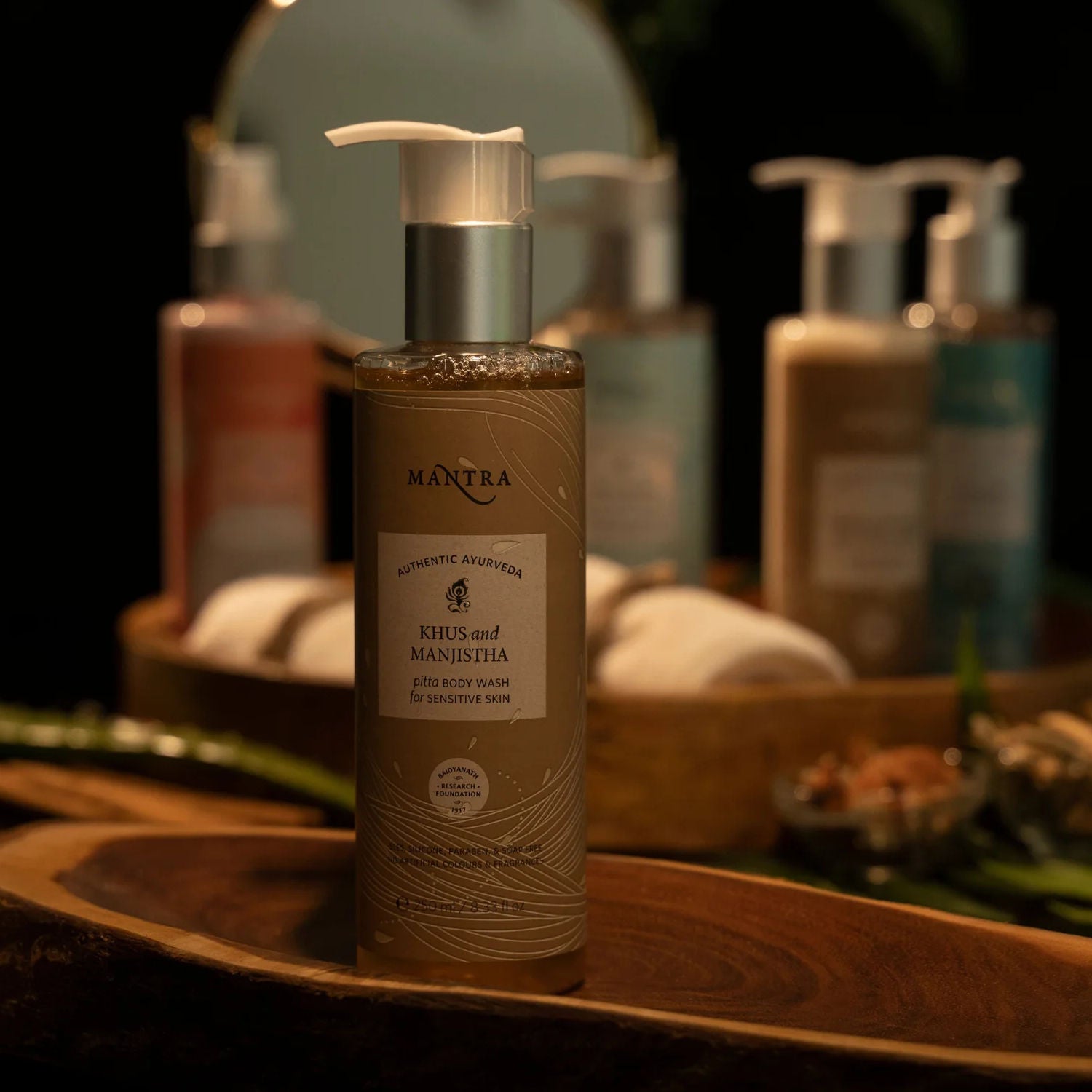 Mantra Herbal Khus & Manjistha Pitta Body Wash For Sensitive Skin