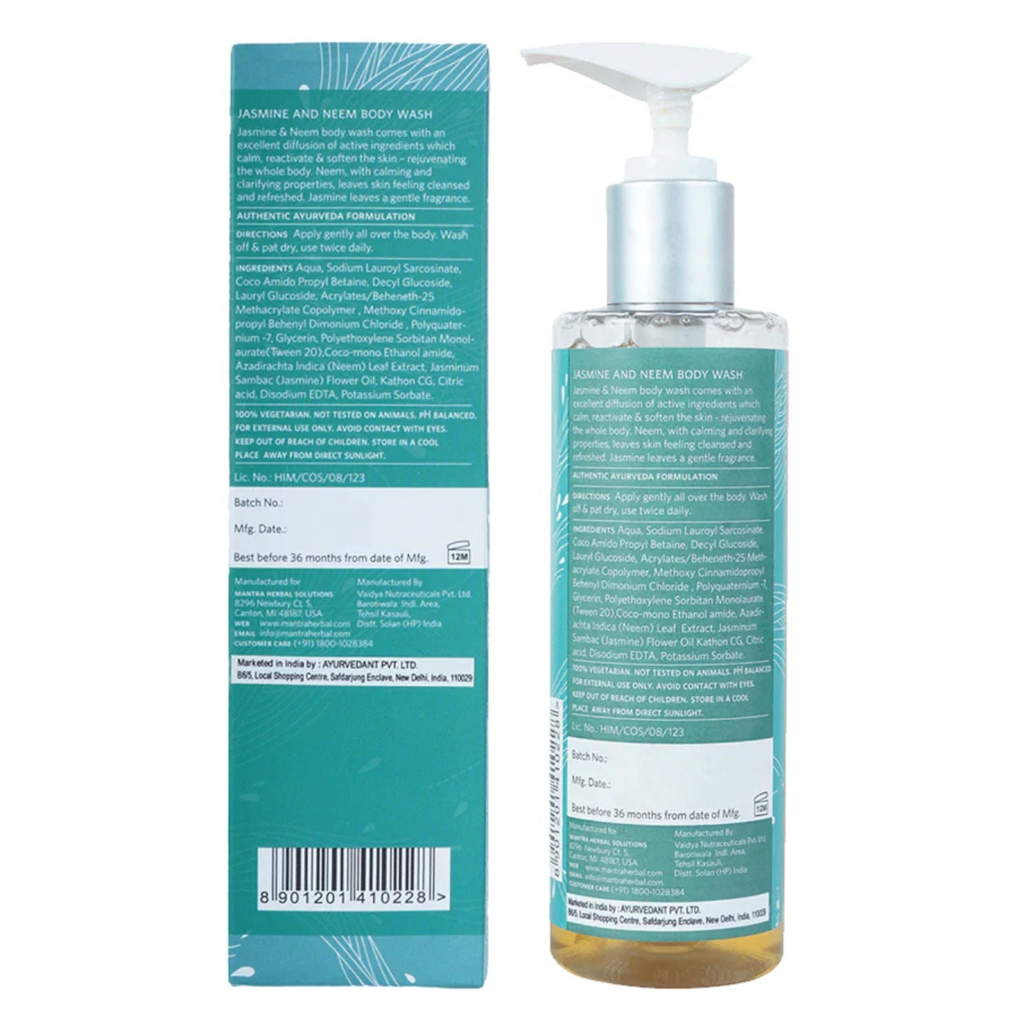 Mantra Herbal Jasmine And Neem Body Wash
