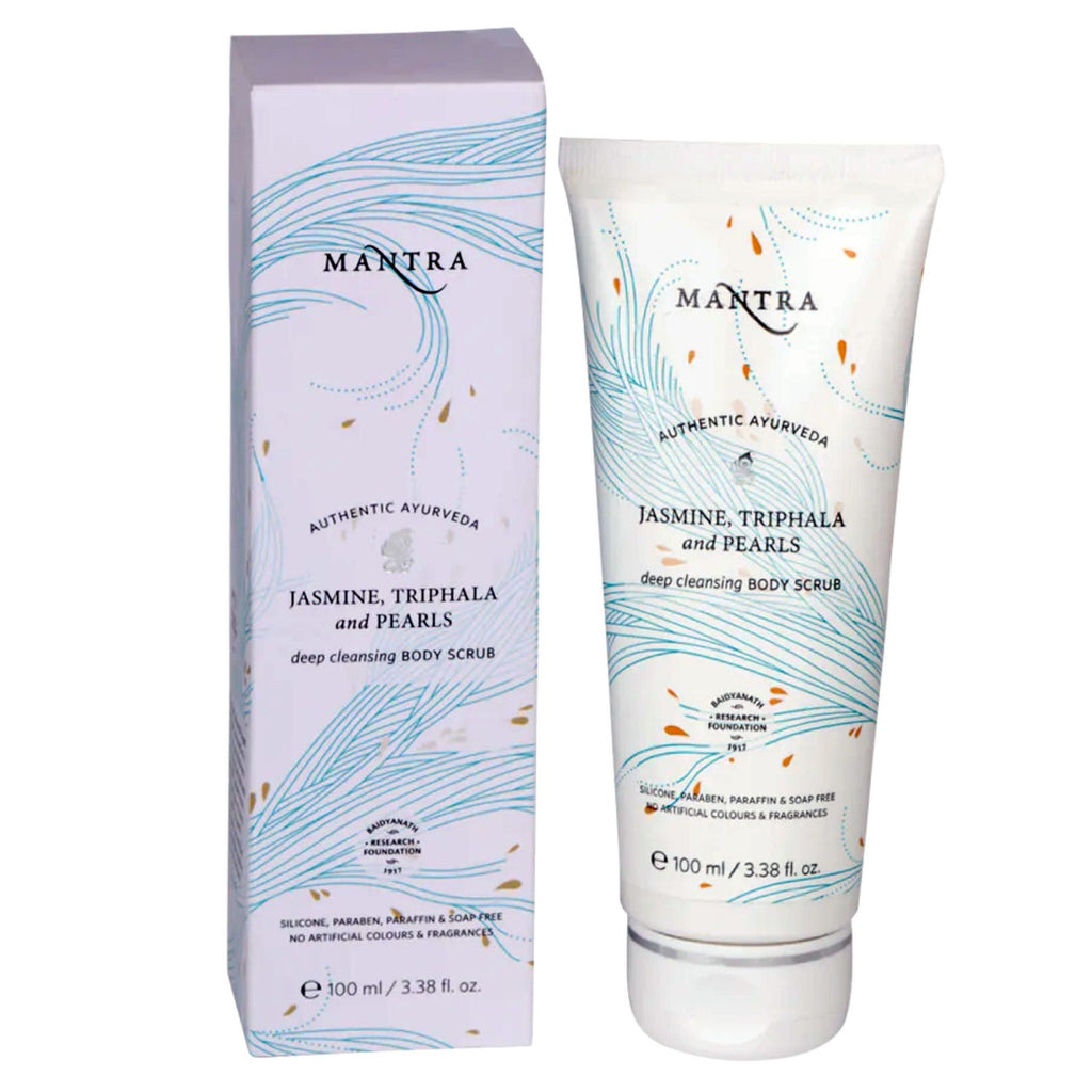 Mantra Herbal Jasmine, Triphala And Pearls Deep Cleansing Body Scrub