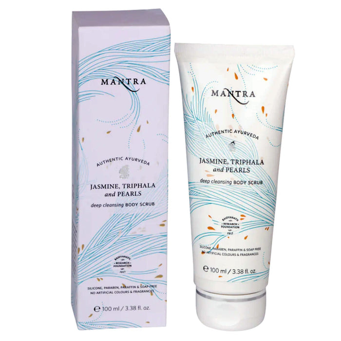 Mantra Herbal Jasmine, Triphala And Pearls Deep Cleansing Body Scrub