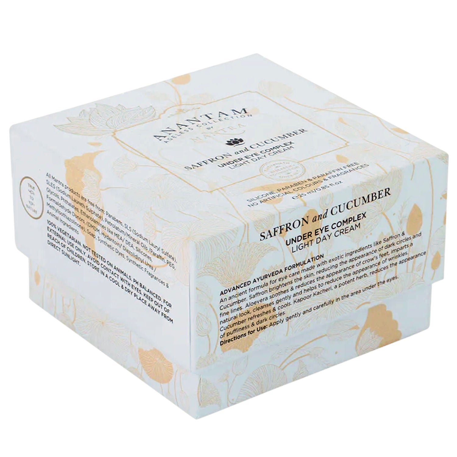 Mantra Herbal Anantam Saffron & Cucumber Under Eye Complex Light Day Cream
