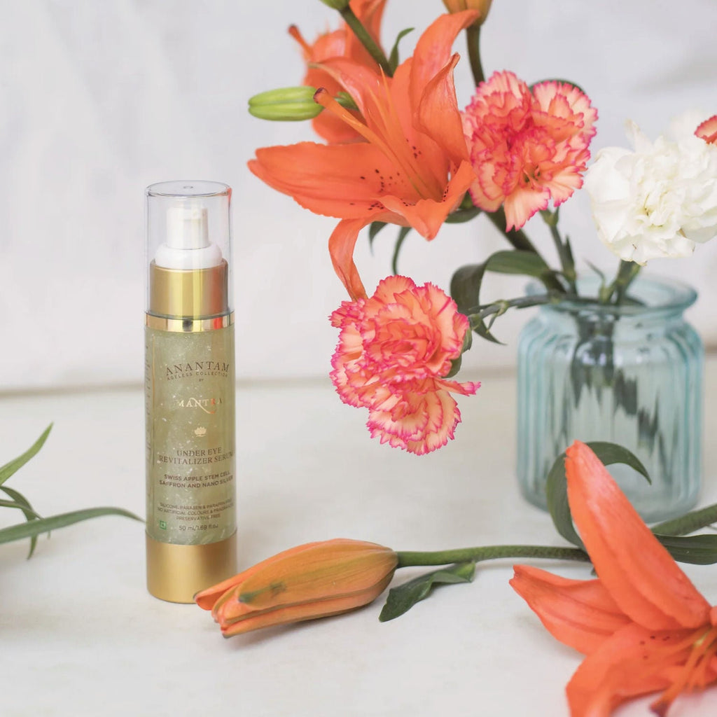 Mantra Herbal Anantam Under Eye Revitalizer Serum - Swiss Apple Stem Cell, Saffron And Nano Silver