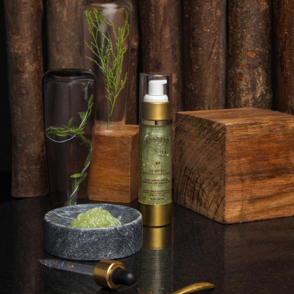Mantra Herbal Anantam Under Eye Revitalizer Serum - Swiss Apple Stem Cell, Saffron And Nano Silver