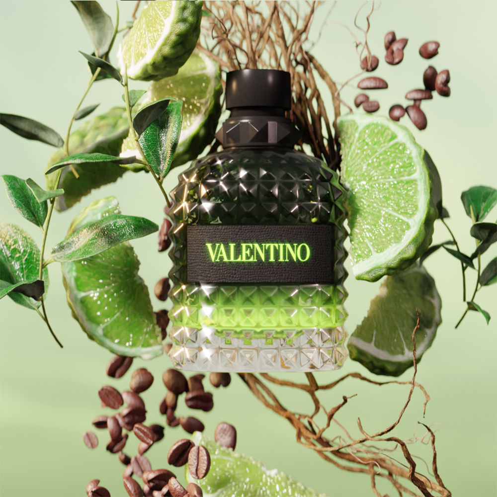 Valentino Born In Roma Green Stravaganza Uomo
