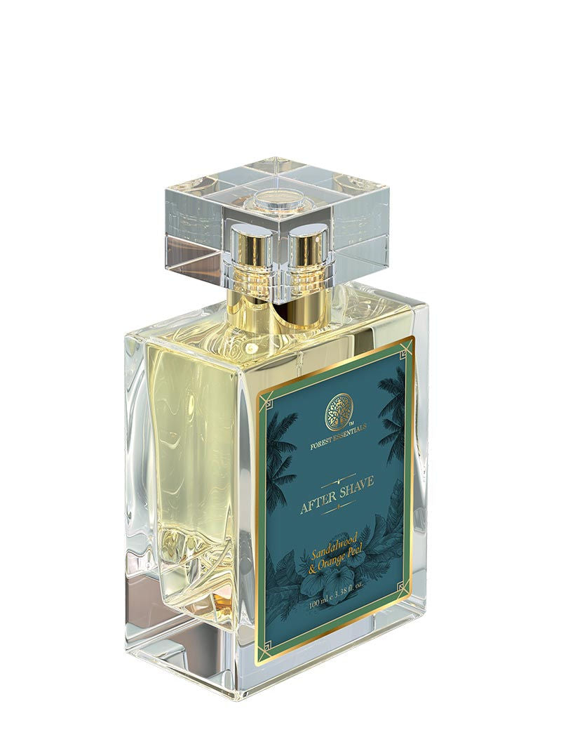 Forest Essentials Aftershave Spray with Sandalwood & Orange Peel - With Aloe Vera For Him
