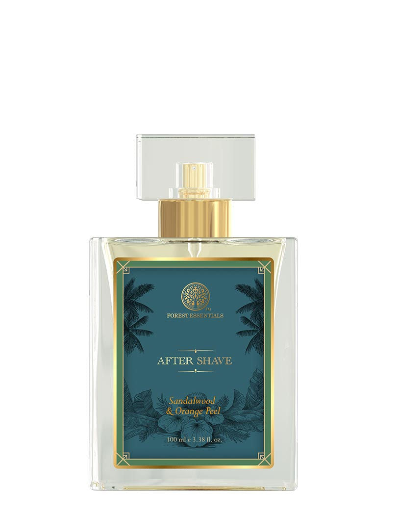 Forest Essentials Aftershave Spray with Sandalwood & Orange Peel - With Aloe Vera For Him