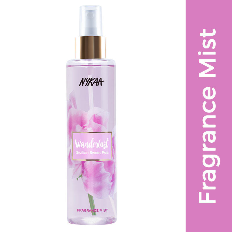 Wanderlust Sicilian Sweet Pea Floral Perfume Mist for Body & Hair