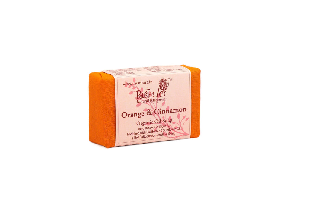 Rustic Art Organic Orange & Cinnamon Soap