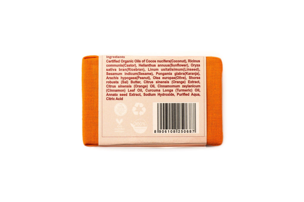 Rustic Art Organic Orange & Cinnamon Soap