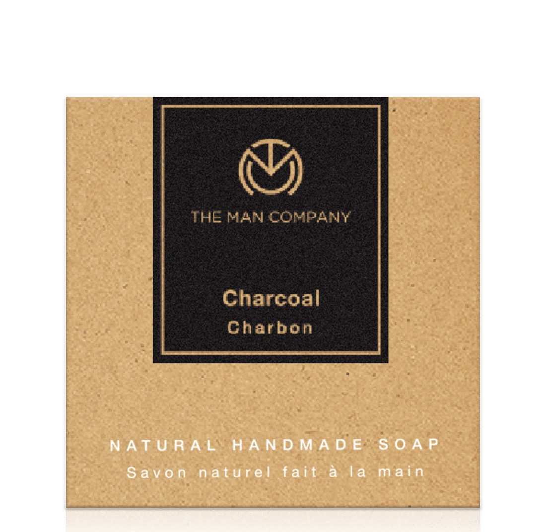 The Man Company Charcoal Soap Bar - Black