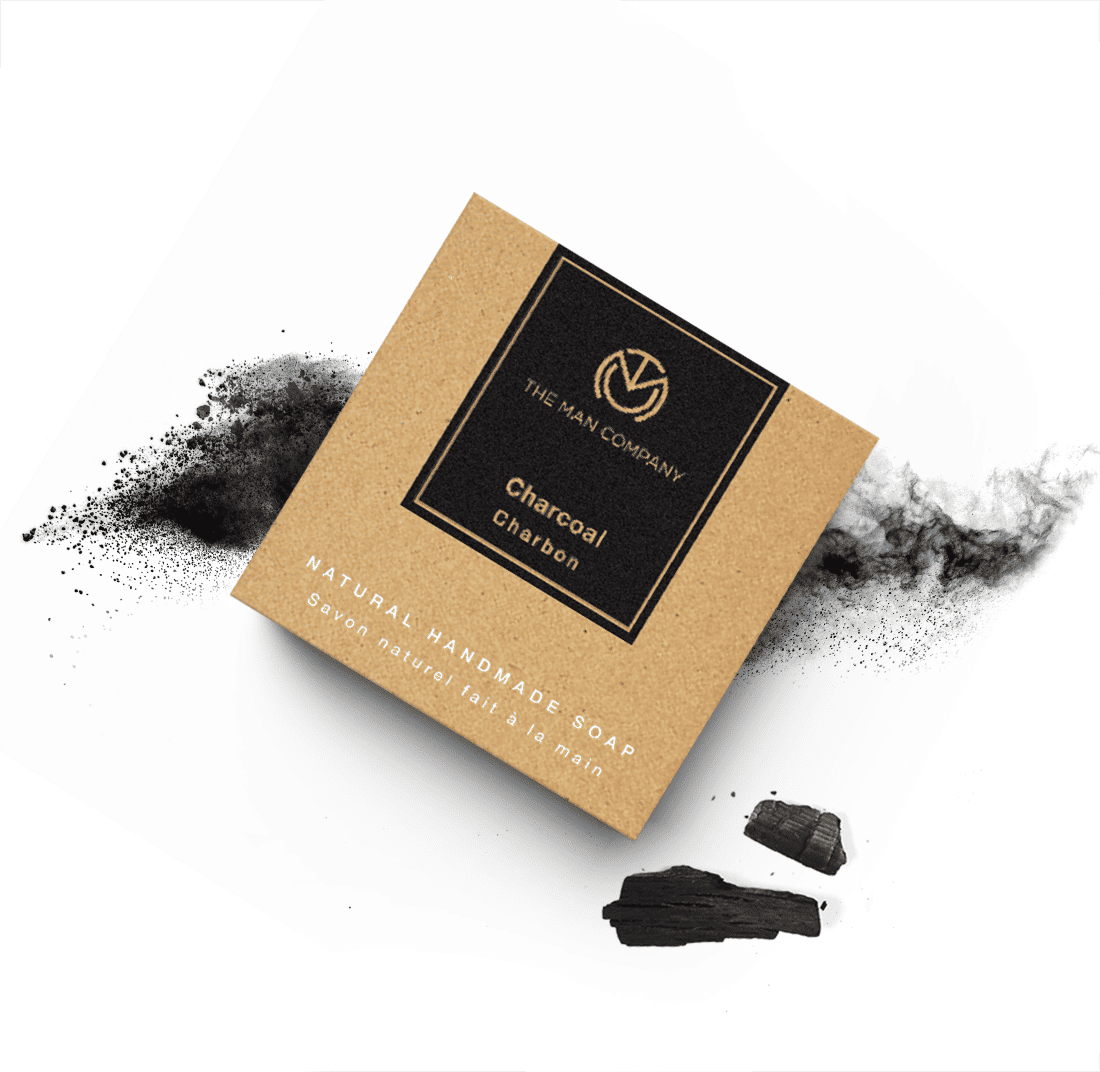 The Man Company Charcoal Soap Bar - Black