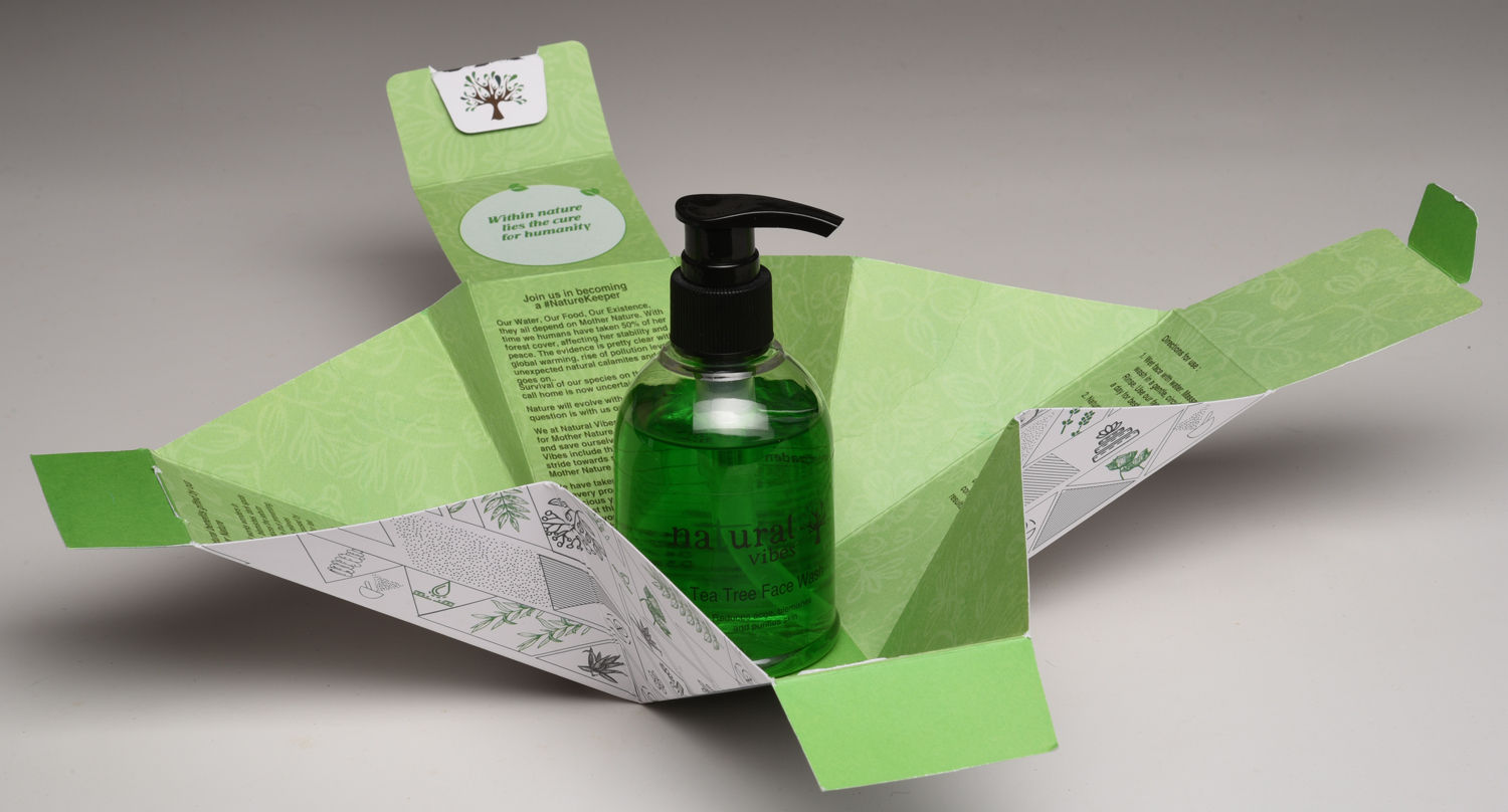 Natural Vibes Ayurvedic Tea Tree Face Wash