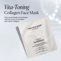 The Face Shop Korean Hydro Gel Sheet Mask - Vitamins, Vegan Collagen, Glutathione & Hyaluronic Acids