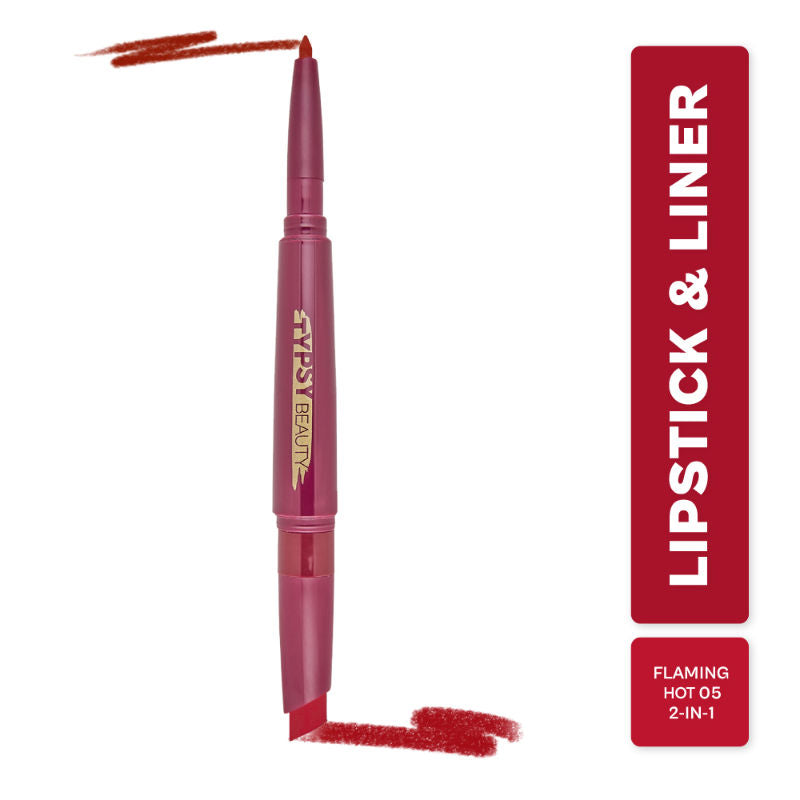 Typsy Beauty Twist & Pout Lipstick And Lip Liner