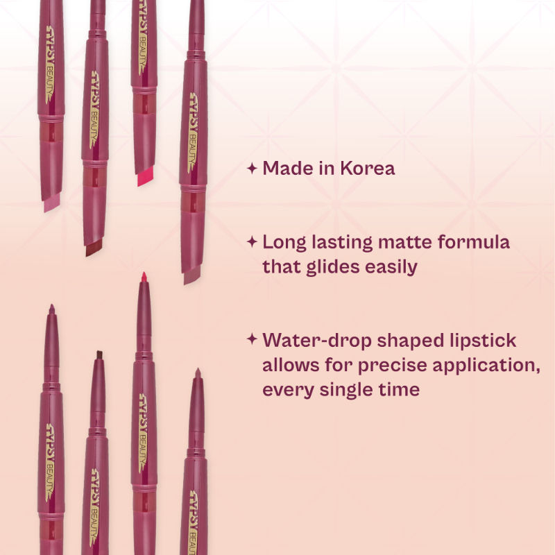 Typsy Beauty Twist & Pout Lipstick And Lip Liner