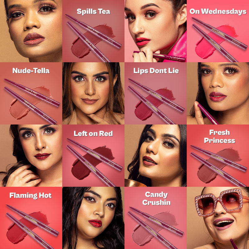 Typsy Beauty Twist & Pout Lipstick And Lip Liner