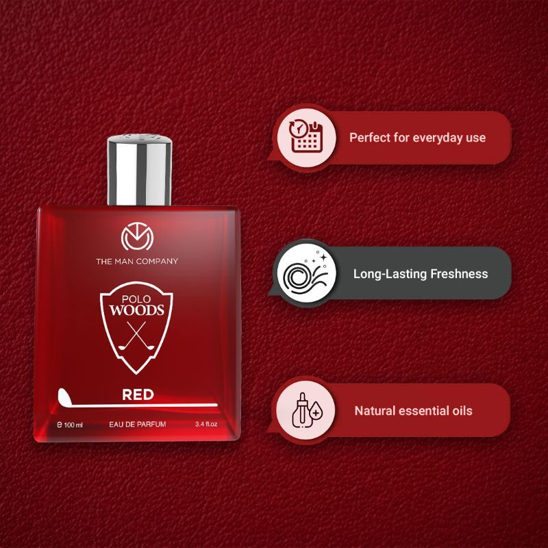 The Man Company EDP For Men - Polo Red