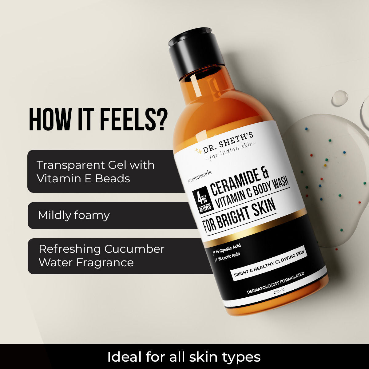 Dr. Sheth's Ceramide & Vitamin C Body Wash